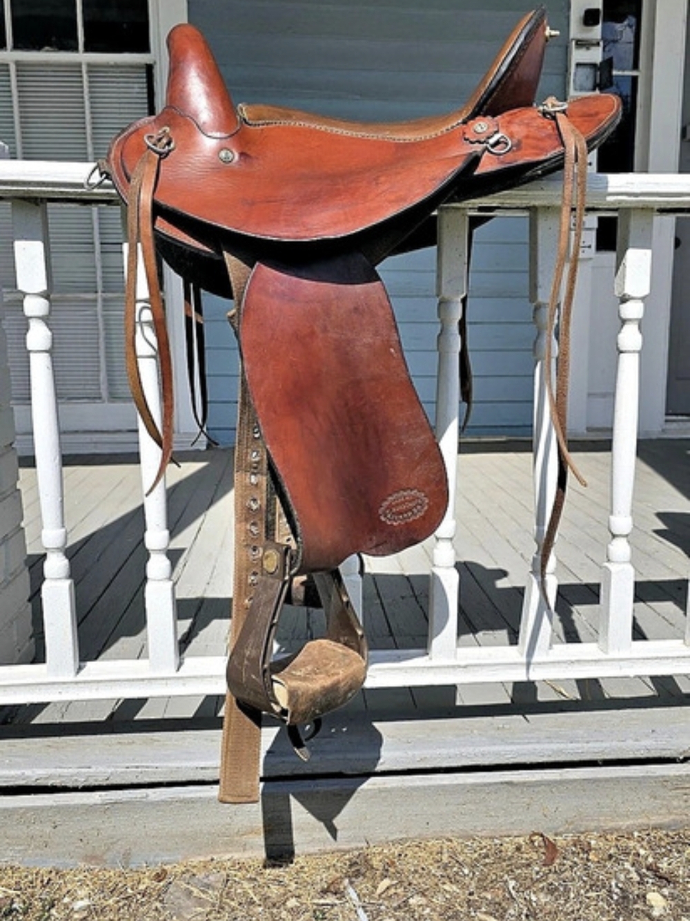 Marilyn Horstmyer Desoto Custom Saddlery Brown Leather Endurance/Trail Saddle